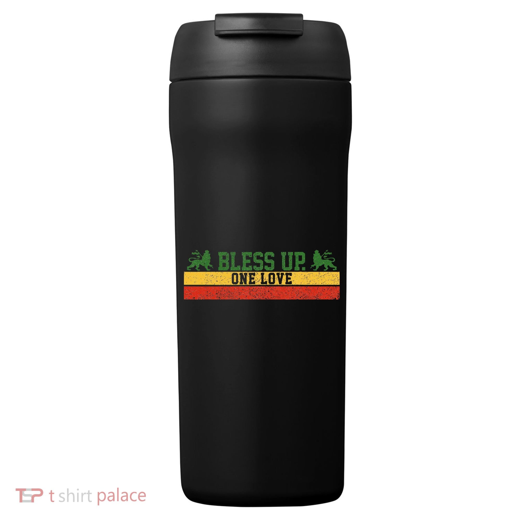 Rastafari Reggae Music Bless Up Dub Dancehall Rasta Gift 24oz Duet Stainless Steel Tumbler