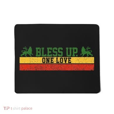 Rastafari Reggae Music Bless Up Dub Dancehall Rasta Gift Mousepad