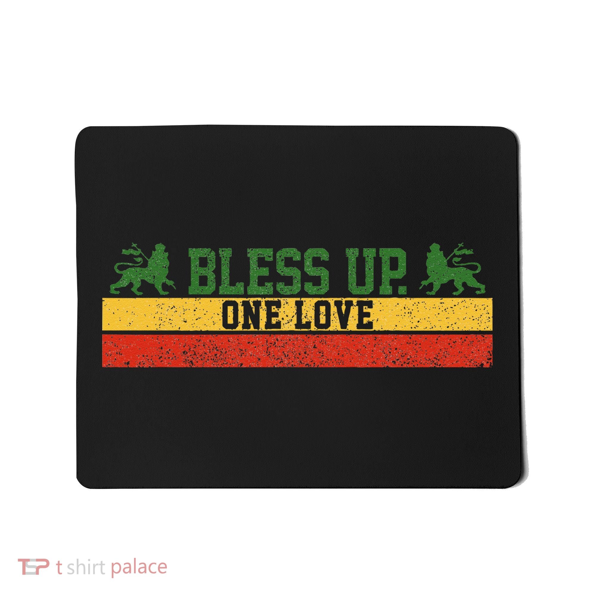 Rastafari Reggae Music Bless Up Dub Dancehall Rasta Gift Mousepad