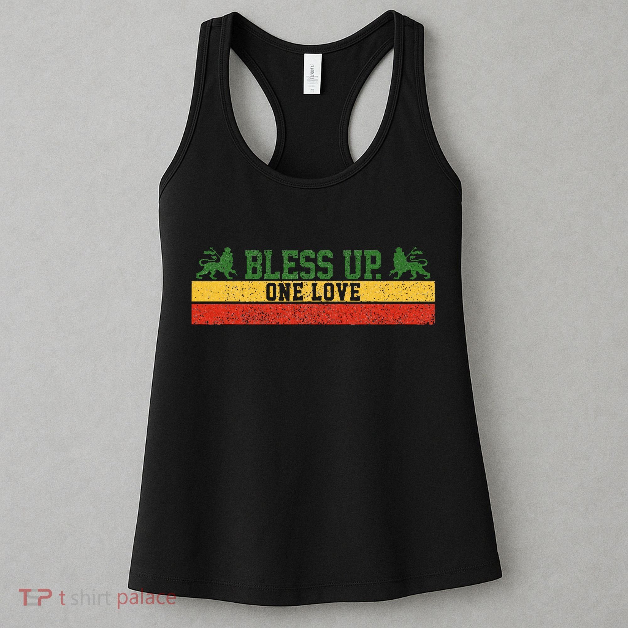 Rastafari Reggae Music Bless Up Dub Dancehall Rasta Gift Women's Tank Top