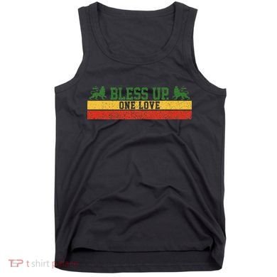 Rastafari Reggae Music Bless Up Dub Dancehall Rasta Gift Tank Top