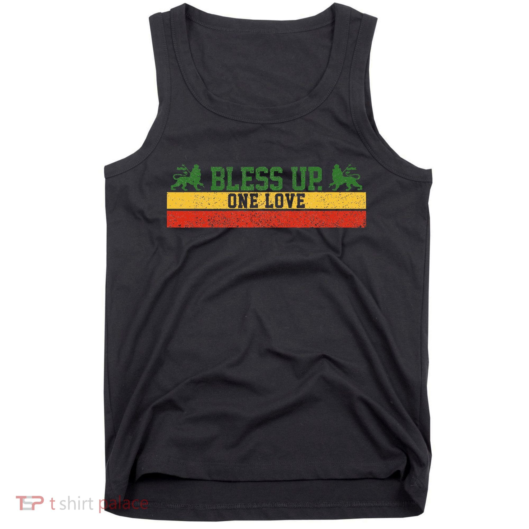 Rastafari Reggae Music Bless Up Dub Dancehall Rasta Gift Tank Top