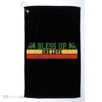 Rastafari Reggae Music Bless Up Dub Dancehall Rasta Gift Golf Towel thumb 0
