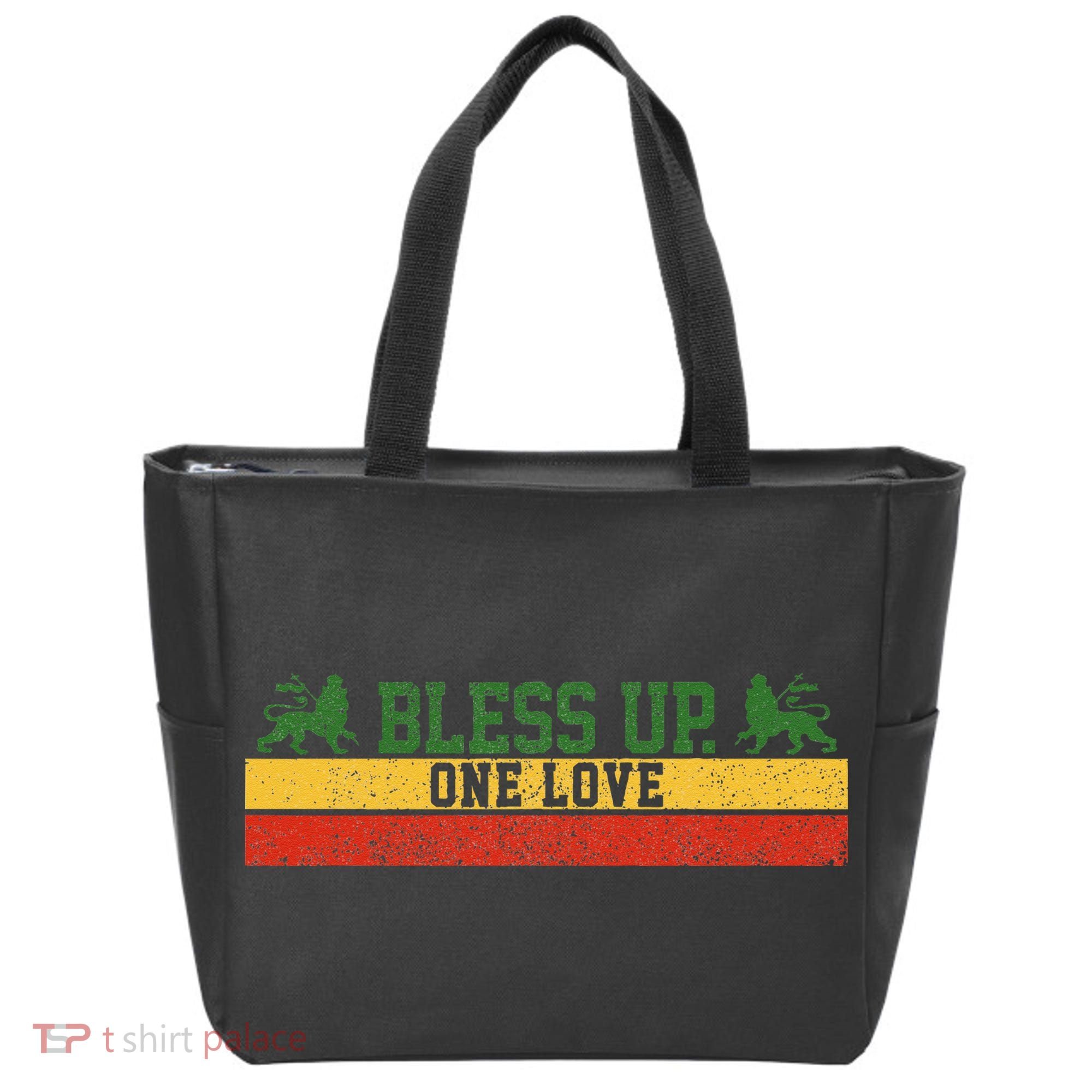 Rastafari Reggae Music Bless Up Dub Dancehall Rasta Gift Tote Bag