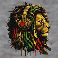Rasta Reggae Music Headphones Jamaican Pride Lion Of Judah Women's Racerback Cropped Tank thumb 2