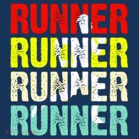 Runner Running Marathoner Retro Vintage T-Shirt thumb 7