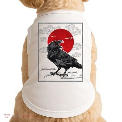 Raven Red Moon Anime Japanese Art Doggie Tank