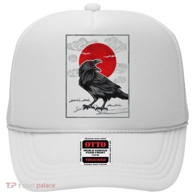 Raven Red Moon Anime Japanese Art Hat