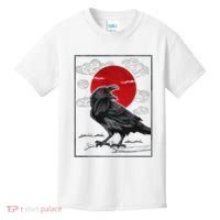 Raven Red Moon Anime Japanese Art Kids T-Shirt thumb 0