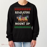 Retro Regulators Mount Up Camel Ugly Christmas Sweater Xmas Women's Sweatshirt thumb 0