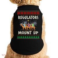 Retro Regulators Mount Up Camel Ugly Christmas Sweater Xmas Doggie Tank thumb 0