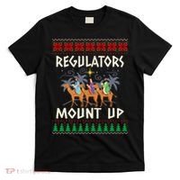 Retro Regulators Mount Up Camel Ugly Christmas Sweater Xmas T-Shirt thumb 0
