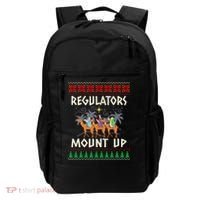 Retro Regulators Mount Up Camel Ugly Christmas Sweater Xmas Backpack thumb 0