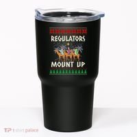Retro Regulators Mount Up Camel Ugly Christmas Sweater Xmas Tumbler thumb 0