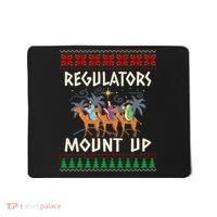 Retro Regulators Mount Up Camel Ugly Christmas Sweater Xmas Mousepad thumb 0