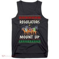 Retro Regulators Mount Up Camel Ugly Christmas Sweater Xmas Tank Top thumb 0