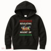 Retro Regulators Mount Up Camel Ugly Christmas Sweater Xmas Kids Hoodie thumb 0