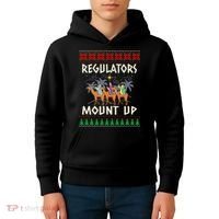 Retro Regulators Mount Up Camel Ugly Christmas Sweater Xmas Kids Hoodie thumb 4