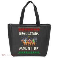 Retro Regulators Mount Up Camel Ugly Christmas Sweater Xmas Tote Bag thumb 0