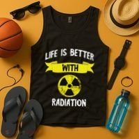 Radioactivity Radiology Nuclear Symbol X Rays Tank Top thumb 4
