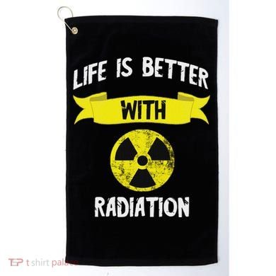 Radioactivity Radiology Nuclear Symbol X Rays Golf Towel