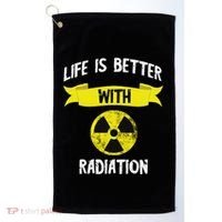 Radioactivity Radiology Nuclear Symbol X Rays Golf Towel thumb 0