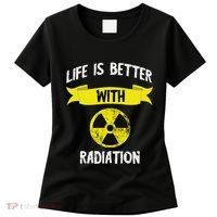 Radioactivity Radiology Nuclear Symbol X Rays Women's T-Shirt thumb 0