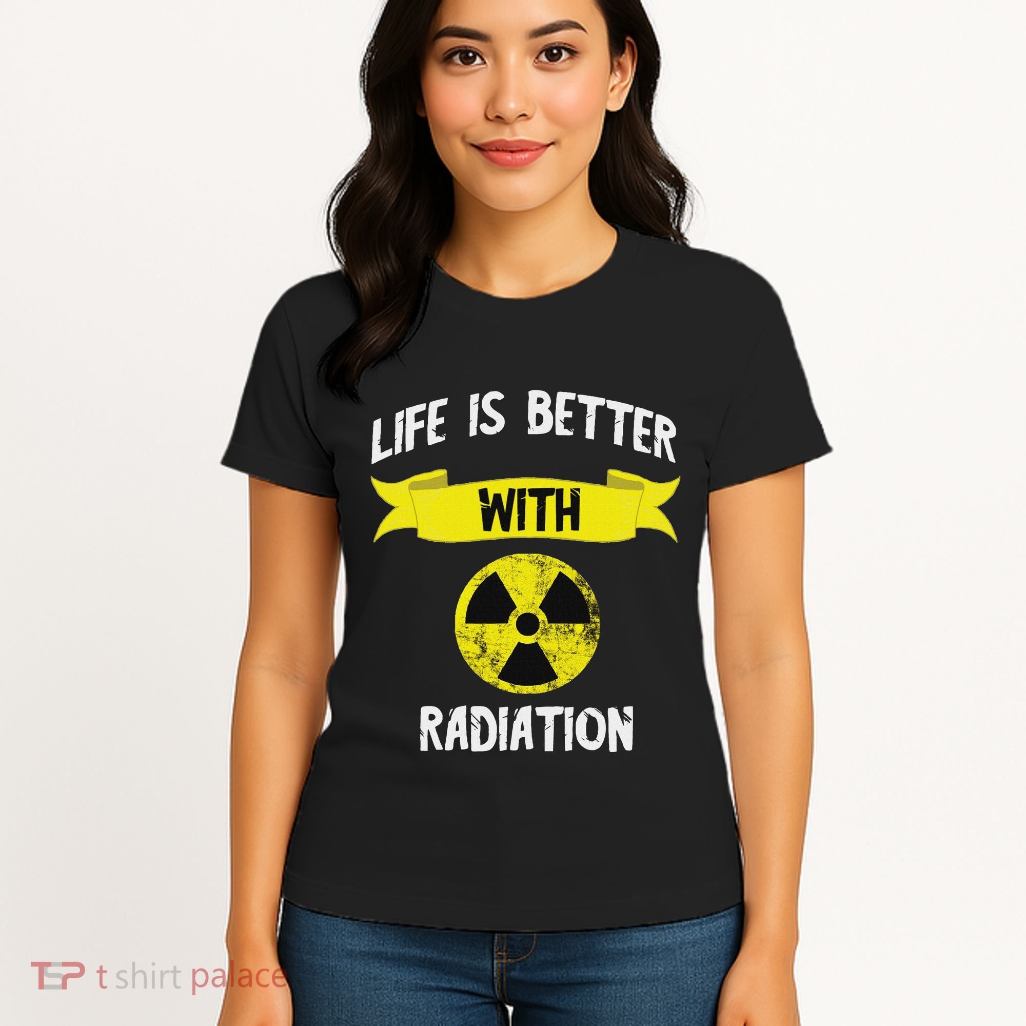Radioactivity Radiology Nuclear Symbol X Rays Women's T-Shirt