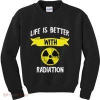 Radioactivity Radiology Nuclear Symbol X Rays Kids Sweatshirt thumb 0