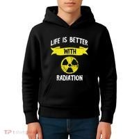Radioactivity Radiology Nuclear Symbol X Rays Kids Hoodie thumb 4