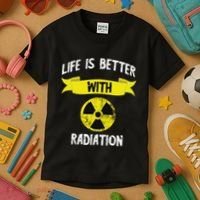 Radioactivity Radiology Nuclear Symbol X Rays Kids T-Shirt thumb 3