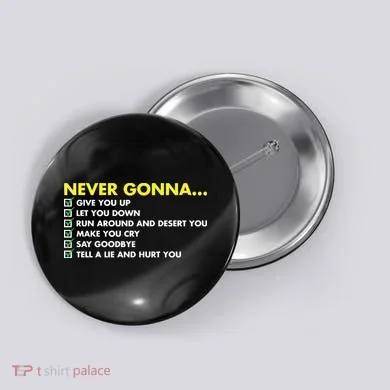 Rick Roll Never Gonna Checklist Button