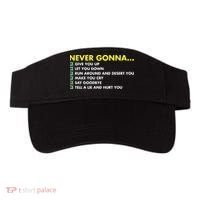 Rick Roll Never Gonna Checklist Visor thumb 0