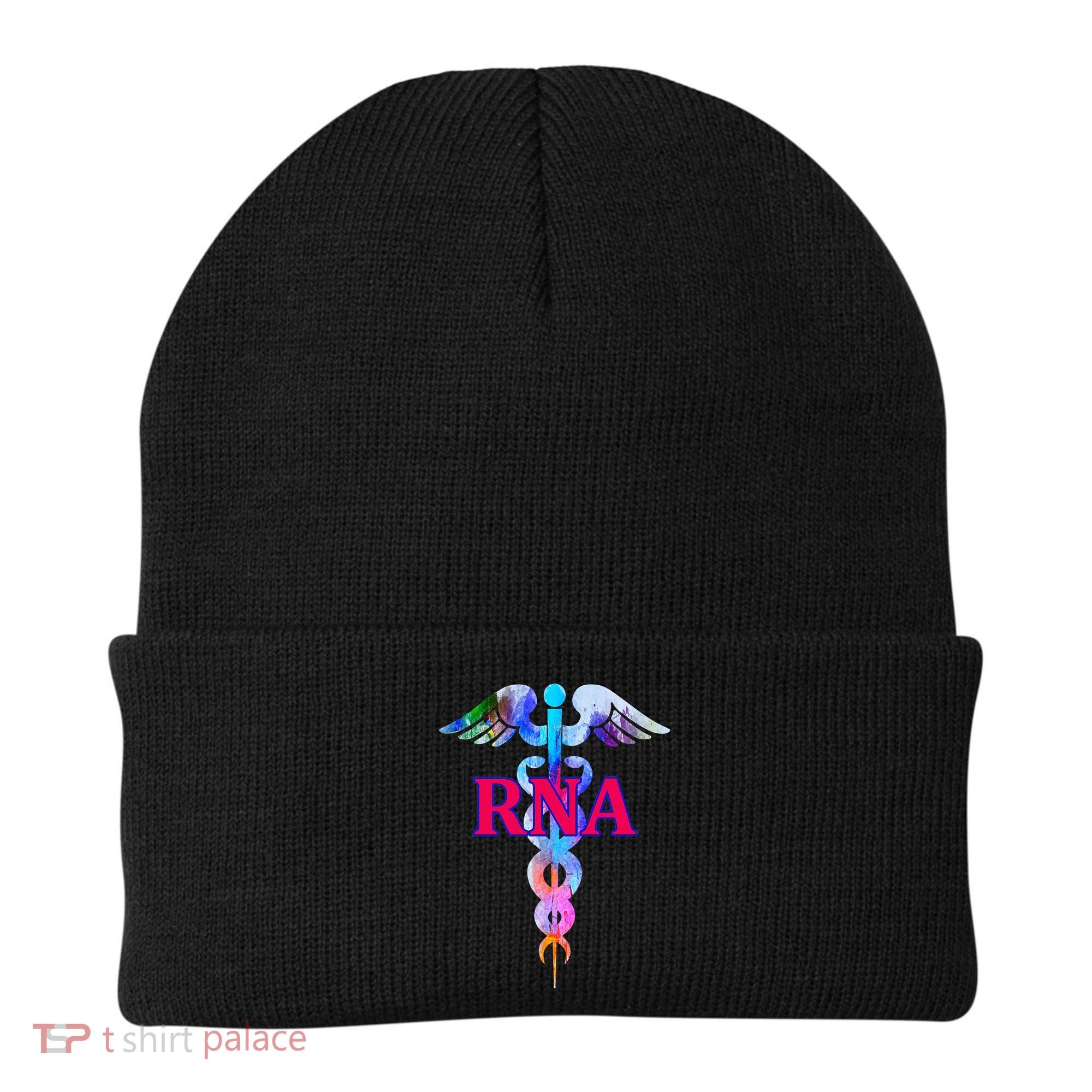 RNA Restorative Nurse Assistant Caduceus Nursing Aide Gift Beanie