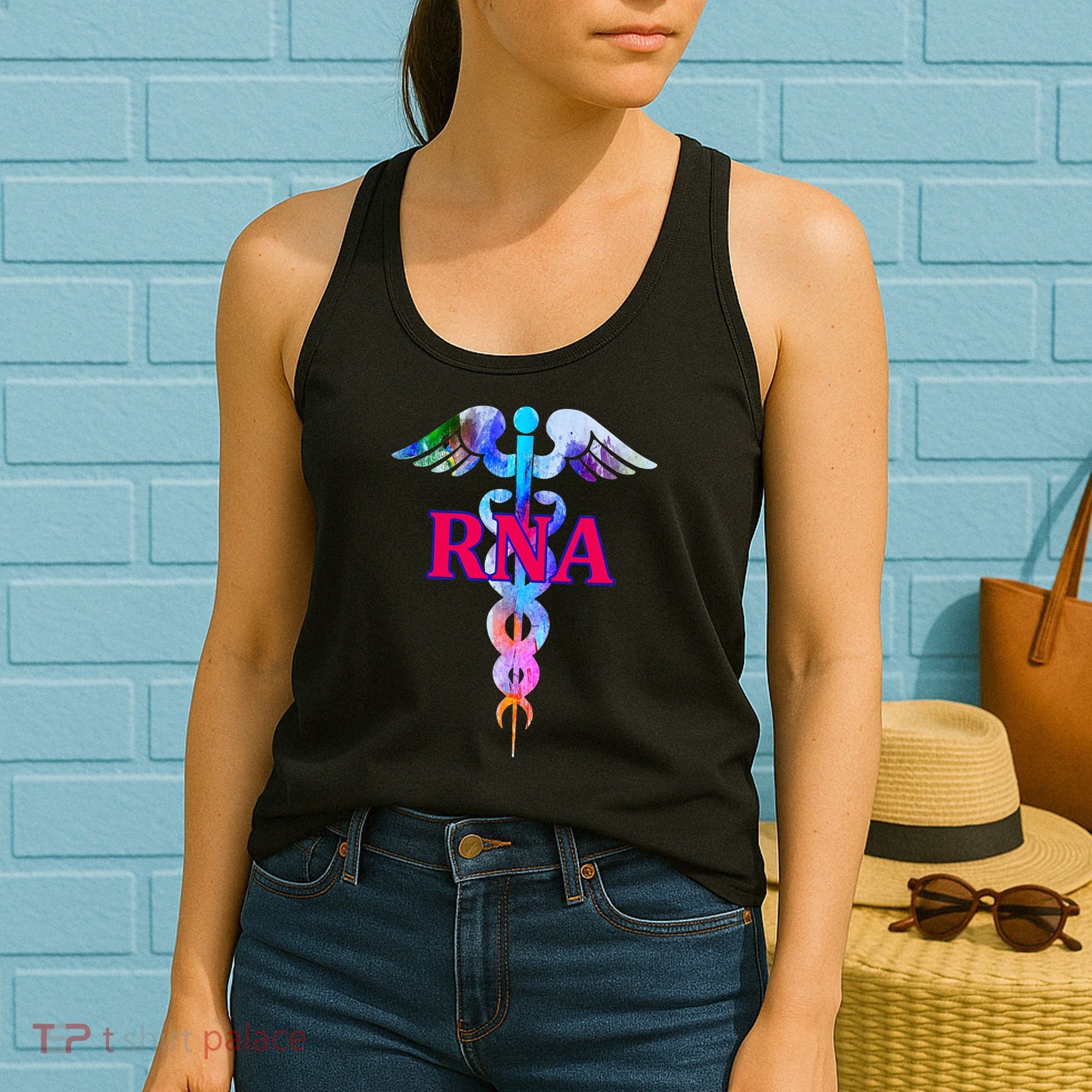 RNA Restorative Nurse Assistant Caduceus Nursing Aide Gift Women's Tank Top