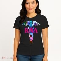 RNA Restorative Nurse Assistant Caduceus Nursing Aide Gift Women's T-Shirt thumb 4