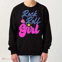 Retro Rock N Roll Girl Costume Women's Sweatshirt thumb 0