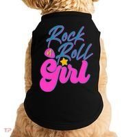 Retro Rock N Roll Girl Costume Doggie Tank thumb 0