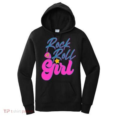 Retro Rock N Roll Girl Costume Women's Hoodie