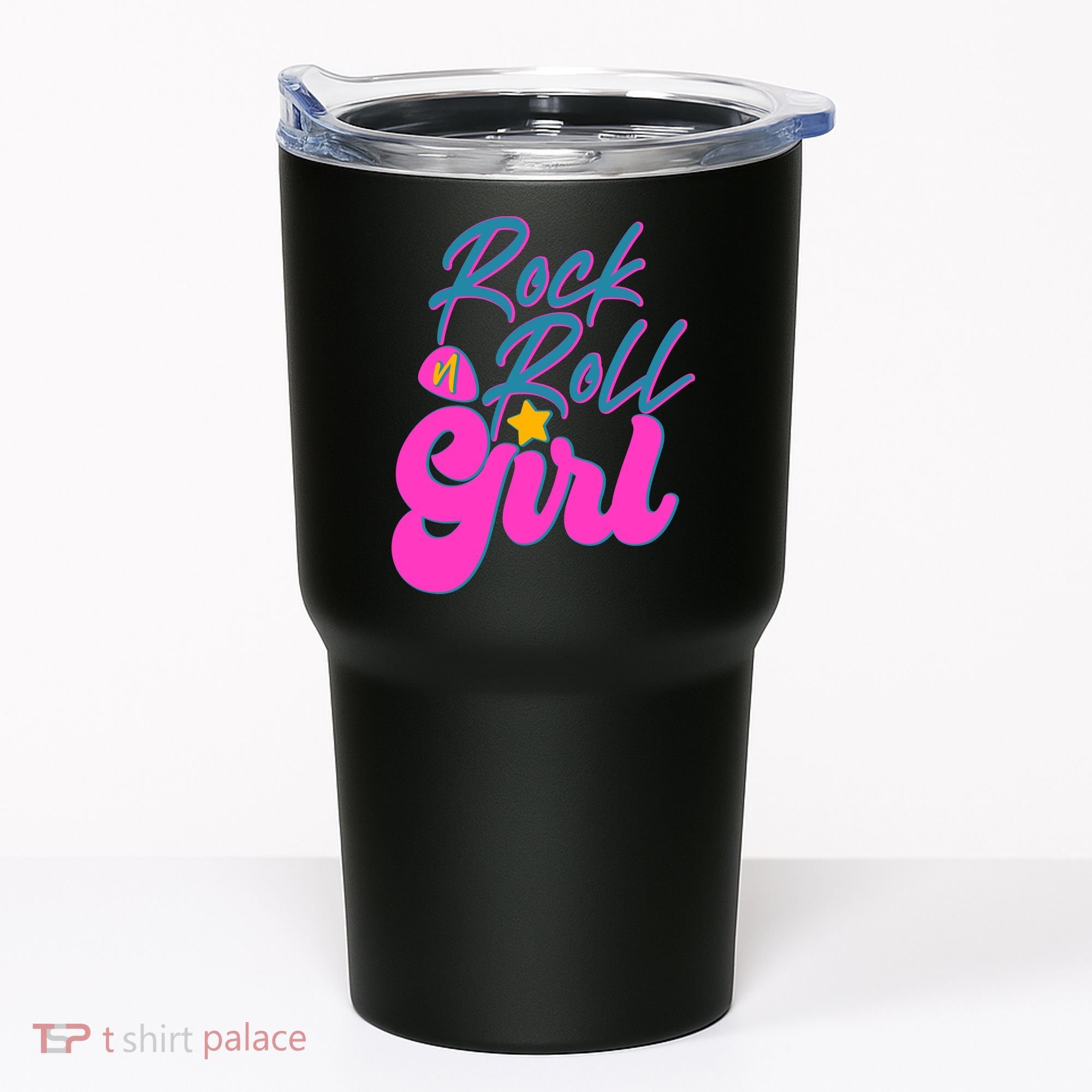 Retro Rock N Roll Girl Costume Tumbler