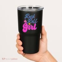 Retro Rock N Roll Girl Costume Tumbler thumb 2