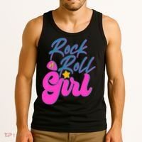 Retro Rock N Roll Girl Costume Tank Top thumb 3