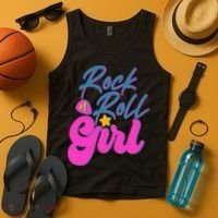 Retro Rock N Roll Girl Costume Tank Top thumb 4