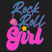 Retro Rock N Roll Girl Costume Golf Towel thumb 3