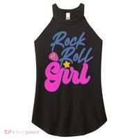 Retro Rock N Roll Girl Costume Women's Perfect Tri Rocker Tank thumb 0