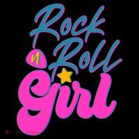 Retro Rock N Roll Girl Costume Kids Colorblock Raglan Jersey thumb 2