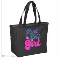 Retro Rock N Roll Girl Costume Tote Bag thumb 2