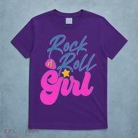 Retro Rock N Roll Girl Costume T-Shirt thumb 5