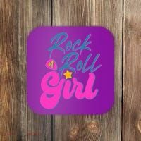 Retro Rock N Roll Girl Costume Coaster thumb 0