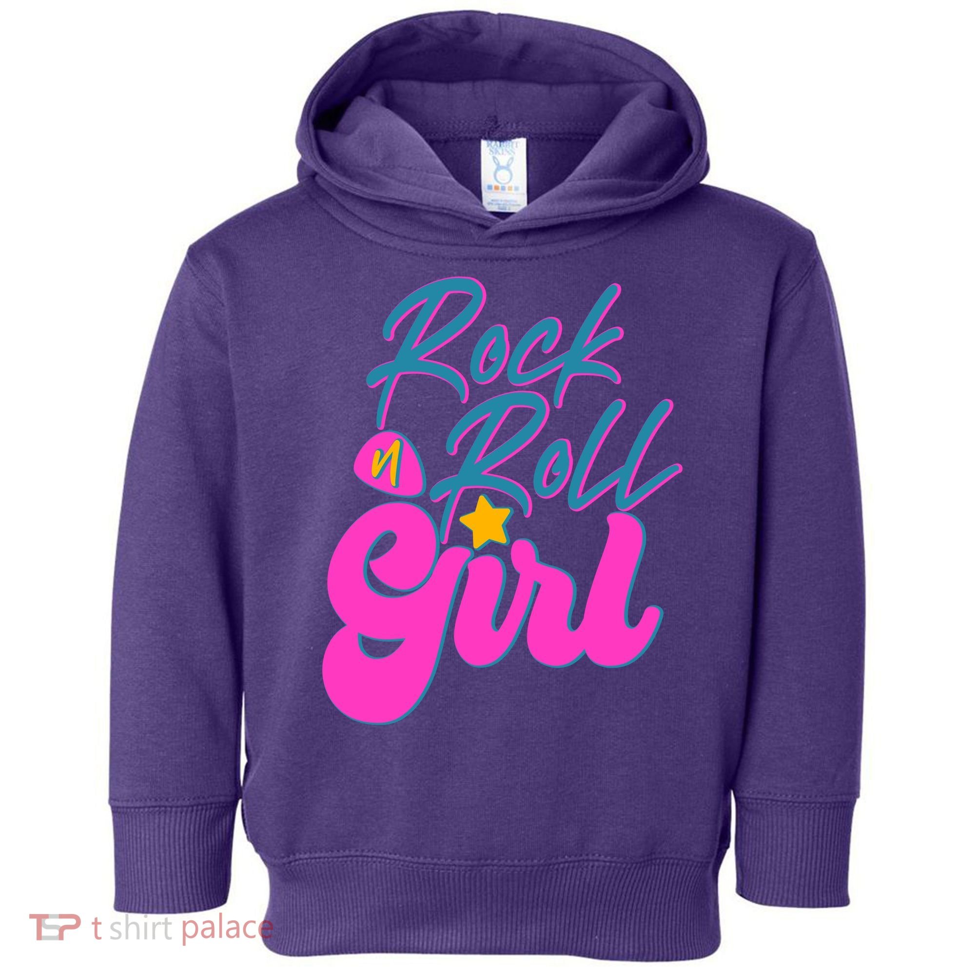 Retro Rock N Roll Girl Costume Toddler Hoodie